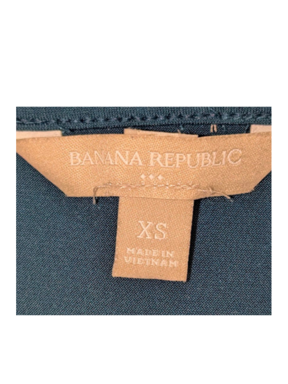 Banana Republic Womens XS Teal Ruched Cowl Neck Top Quiet Luxury Office Chic - Picture 9 of 10